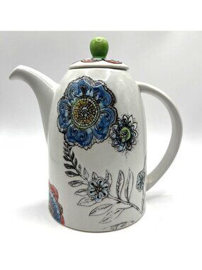 Spectrum Designs Floral Porcelain Teapot With Lid